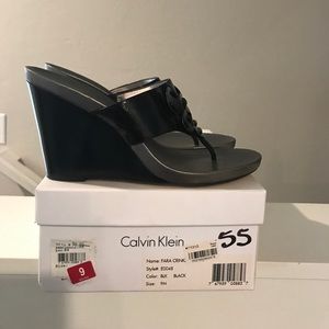 Calvin Klein FARA Wedges- Sz 9M